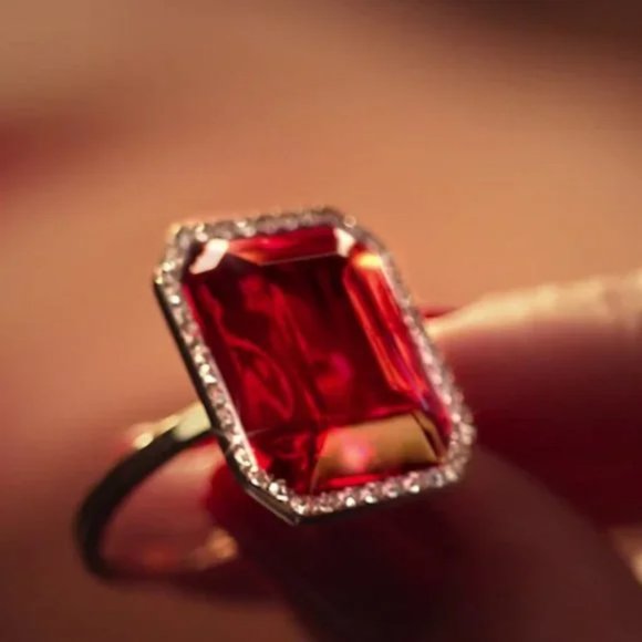 BNWT Michael Kors Sexy Ruby Ring size 6 and 7 - Picture 2 of 3